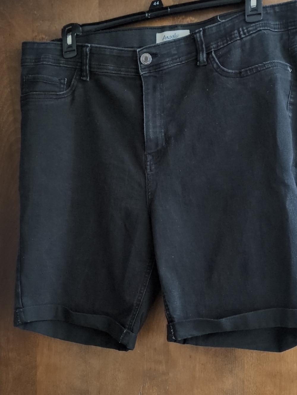 Angels Black Men's Jean Shorts